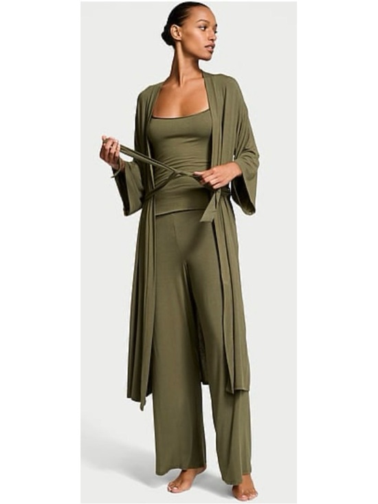 Victoria's Secret Other - NWT Victoria’s Secret SoSoft Modal 3-Piece Set Olive Size Medium/Large 😍